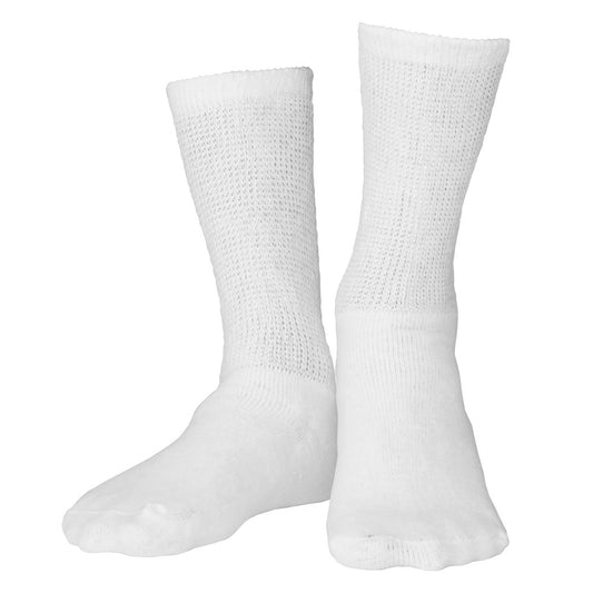Loose Fit Diabetic Socks, Crew Length (Truform 1918)