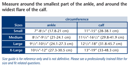 Truform 263 Size Chart