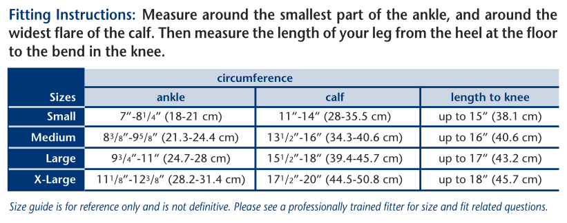 Truform 1944 Size Chart