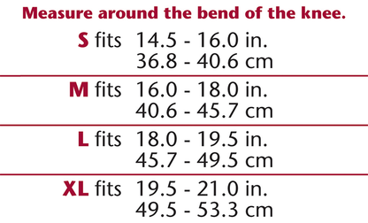 OTC 79010 Size Chart