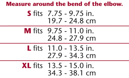 OTC 79040 Size Chart